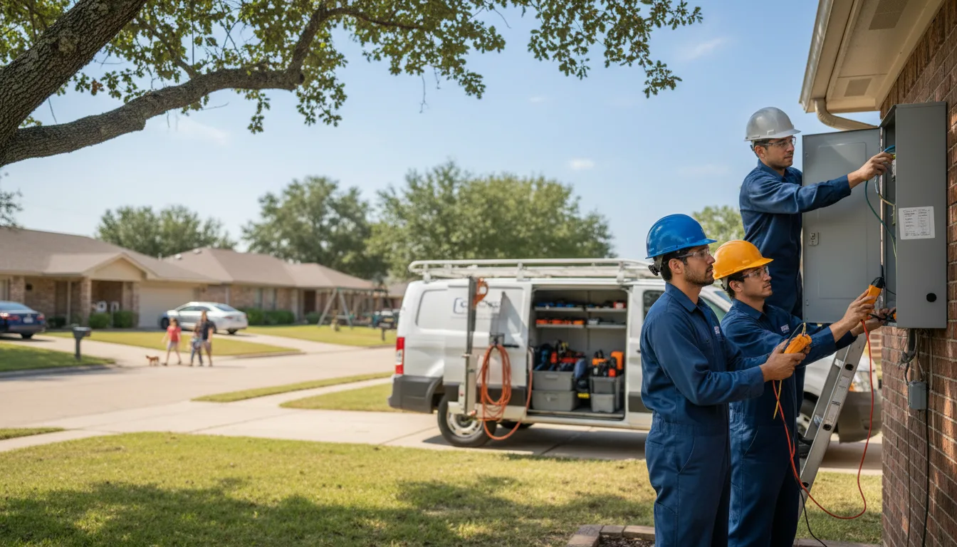 Certified electrician providing emergency electrical services in Fredonia, ND